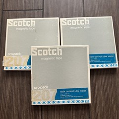3 Vintage 3M SCOTCH Pro Pack 207 Reel To Reel Tape 1700 Ft High Output