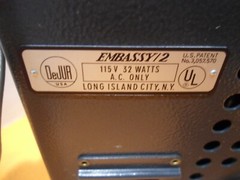 Vintage DeJur/Grunig Stenorette Embassy 2 Dictating Machine, Reel to Reel.