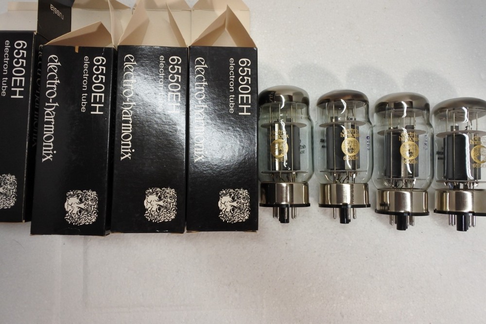 FACTORY Matched Quad Platinum Electro-Harmonix 6550 EH Power Tube NIB