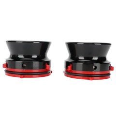 1-Pair NAB Hub Adapters Polished Aluminum Reel To Reel Tape Opener For