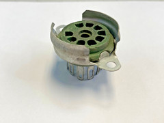 9 Pin tube sockets original new old stock