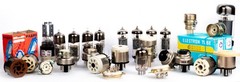 7 Pin PCB Board Mount Ceramic Sockets Soviet Vintage Silver Plated Pins 20pcs