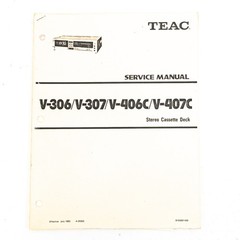 Teac V-306/V-307/V-406C/V-407C Service Manual – Original