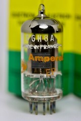 NOS 6GH8A AMPEREX FRANCE 6GH8 for McIntosh H.H. Scott NEW OLD STOCK ORIGINAL BOX