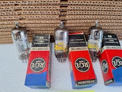 3x lot 6EH7 Vacuum Tube Zenith Holland