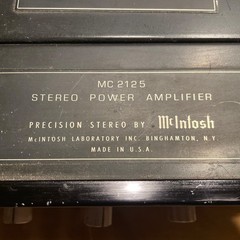 Mcintosh MC2125 Stereo Power Amplifier EUC