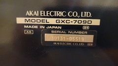 Akai GXC-709D Stereo Cassette Deck – Fair Condition