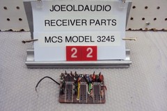 MCS Model 3245 Turnover/Defeat Board Switches Removed P/N4040503730 Parting 3245