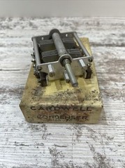 CARDWELL VARIABLE Condenser MR-70-BD With Template