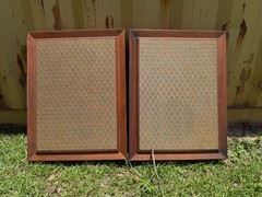 VINTAGE Pair of 1962 The Voice of Music Model 62 “Silhouette” 3-Way Speakers