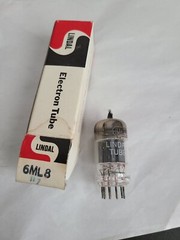 Lot 10 Lindal Electronic Tubes w BOXES 6EJ7, 6JN8, 6LT8, 6LX8, 6LN8, 6ML8 Etc