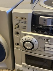 Aiwa CD Carry Component System stereo CA-DW235 Original Ghetto Blaster 80’s