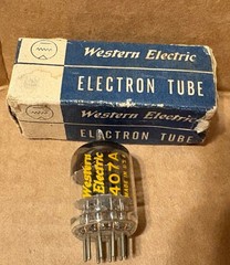 Vintage Western Electric 407 A Vacuum Tube Various Brands (3)Available