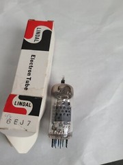 Lot 10 Lindal Electronic Tubes w BOXES 6EJ7, 6JN8, 6LT8, 6LX8, 6LN8, 6ML8 Etc