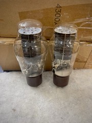 STC 4300A 300B Big D Getter NOS NIB Excellent Testing Value Tightly Matched Pair