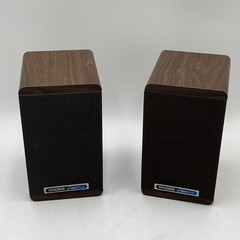 KOSS M60 Plus Dyna-Mite Pair of Speakers Bookshelf 8.5X5″ Walnut Tested Working