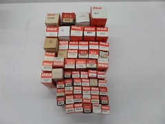 Mixed Lot Of 57 RCA 6SN7GTB 6ES8 12H6 Electron Tubes