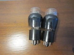 Pair of Admiral by GE 6Y6G Tubes – Same Date Code – Hickok Tested
