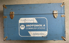MOTOROLA Communications National Service Repair Man Tool Box Empty