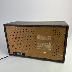 Sony ICF-9550W Radio AM/FM High Fidelity Sound 1970s VTG Real Wood Cabinet