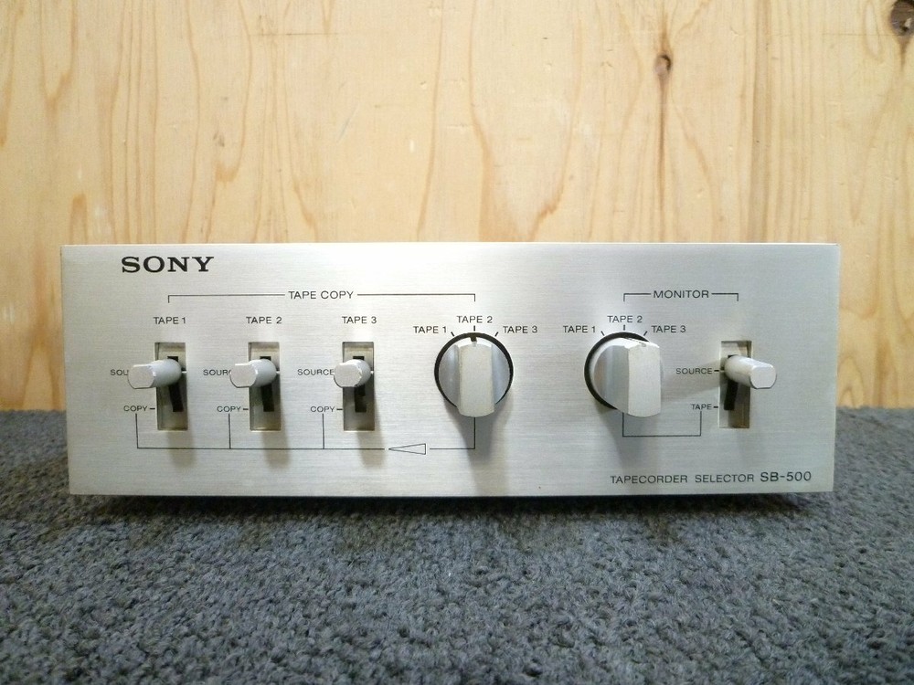 SONY SB-500 Tape Recorder Selector tested 【Very Good】Vintage Rare
