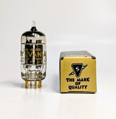 Sylvania Gold Brand 6189 Vacuum Tube Military GB-6189 12AU7/ECC82 Tested