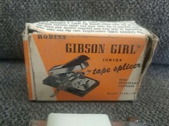 Robins Gibson Girl Junior Tape Splicer Model TS4a-4JR with Box 1/1 on Ebay
