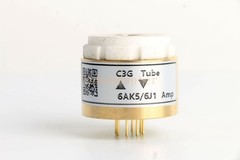 1pc 6J1 6AK5 5654(amp socket) to C3G tube adapter copper case(NOS Loctal socket）