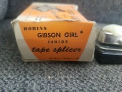 Robins Gibson Girl Junior Tape Splicer Model TS4a-4JR with Box 1/1 on Ebay