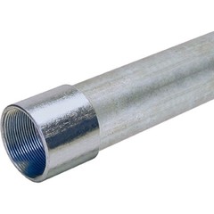 Allied Tube & Conduit 103101 Conduit, Rigid, 2-3/8 in OD, 2 in, 10 ft L, Steel,