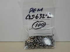 PEM Stainless Steel Nuts CLS-632-2 Qty 100 NOS
