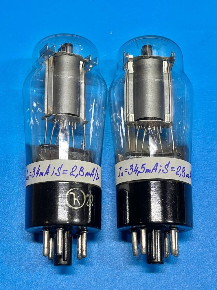 MATCHED PAIR 6F6S (6F6G, 6F6GT, KT63, N63) / 59' / OUTPUT PENTODE / COBR