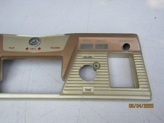 Vintage RCA Tape Recorder Plastic Front Panel 14″ x 4.5″ 1950s