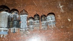 Lot of 13 Vintage Loose Vacuum Tubes 6SN7 GTA 6U10 6EA8 6C4 Untested As-Is