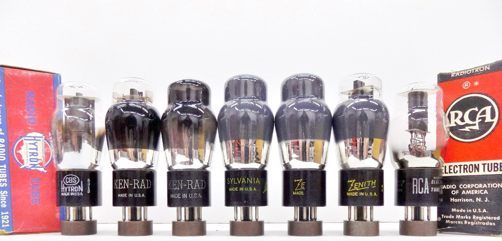 7 Strong Testing Vintage Mixed Brands 6F6G Vacuum Tubes………..2 May Be N.O.S