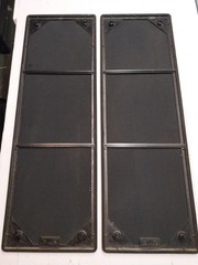 Vintage Fisher Floor Speaker Replacement Cover Pair Original 11″x33″ STV-9025