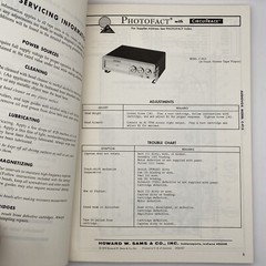 Sams Photofact Auto Radio Series Vol 132 November 1972 AR-132 Sanyo Truetone