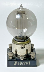 Western Electric 216A Tennis Ball Vacuum Tube in Federal Socket UNTESTED