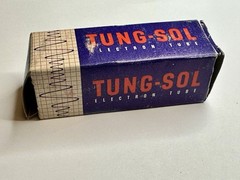 NOS Tung-Sol 6SN7GTB Vacuum Tube USA Short Bottle w/ Box 3200/3300