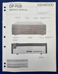Original Kenwood DP-R28 CD Player Service Manual