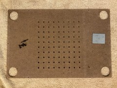 OEM Original Technics SL-23 Turntable Bottom Backing With Screws