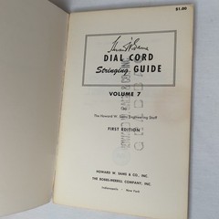 Dial Cord Stringing Guide, DC-7 Sam’s Photofacts 1959