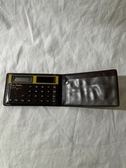 Vintage Pierre Cardin Series 48 Solar Calculator Casio Case Tested Working VTG