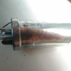 1 NOS CD Cornell 40 mfd @ 150v 20 mfd @ 150v 200 mfd @ 10v Can Style Capacitor