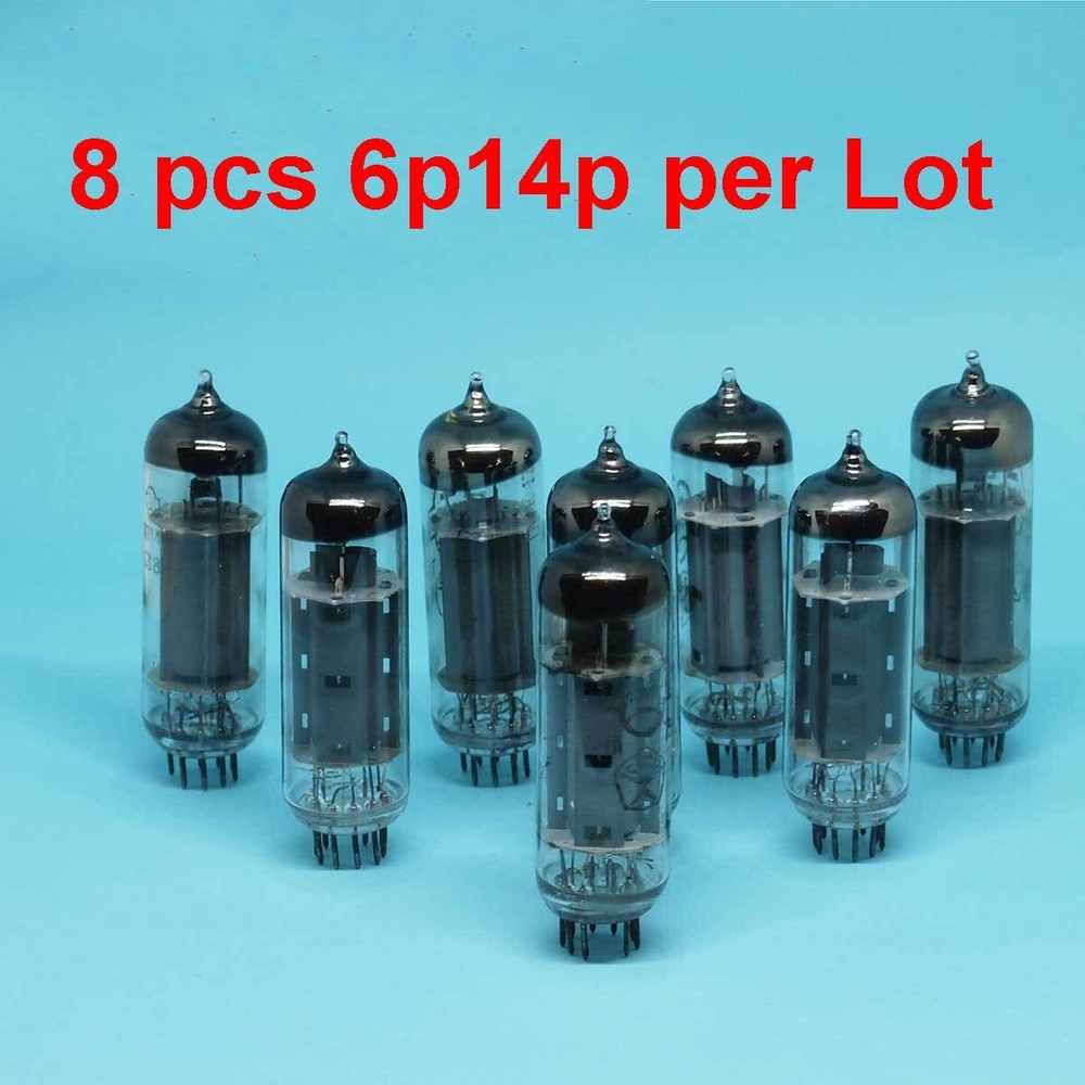 * 8 pcs x 6P14P ~ EL84 ~ 6BQ5 ~ 7189 USSR VINTAGE TUBES = DDP