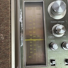 Sony ICF-9550W Radio AM/FM High Fidelity Sound 1970s VTG Real Wood Cabinet