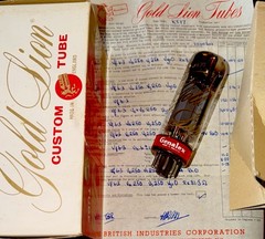 Genalex England KT77 EL34 Tube W/Orignal Box & Paperwork TV7 Tested 50/30 @ 45ma