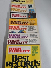 1958 Lot of 10 High Fidelity Magazines Speaker Stereo Receiver Amplifier