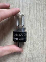 JAN-CKR Ken-Rad 6SL7GT Vacuum Tube Tested OK Military USA Vintage