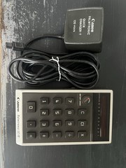 Vintage 1971 Canon Palmtronic LE-10 Calculator Made In Japan With Wall Charger